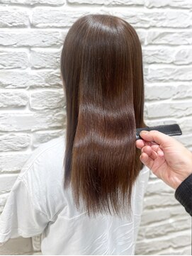 ソワンドブレスセルン 心斎橋(soin de brace cerne) 縮毛矯正×ココアベージュ