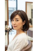 内巻きボブ/ボブレイヤー/30代40代50代