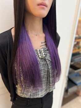 コレクト バイ イヴァン なんば店(colext by IVAn)の写真/【難波】韓国×ハイトーンで理想のデザインカラーに☆プルエクステでダメージ0のスタイルも可能◎