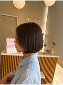 【MU-SE守山店】２０代３０代４０代小顔ナチュラルボブ