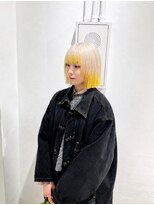 ミュー(Mu)&nbsp;デザインカラー　ブロンド　レモンイエロー