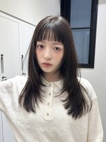 ロンドグロワール 大宮(Lond Gloire) オリーブベージュ/レイヤーカット/顔周りレイヤー/シースルー