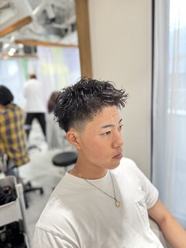 インスヘアー 梅田(INCE HAIR) フェード×ピンパーマショート