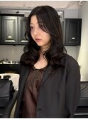 韓国レイヤー 流し前髪 センター分け/三鷹/吉祥寺/COCORO