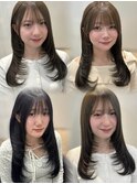透明感/垢抜けモテヘア/顔周り/名古屋/髪質改善/レイヤーカット