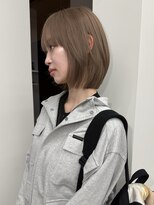 ステン(sten)&nbsp;透明感ミルクティーベージュボブ