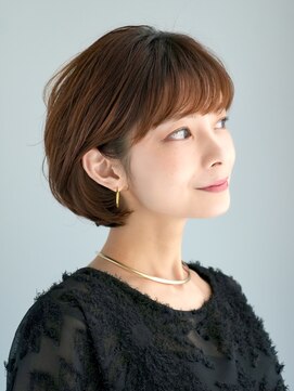 インセプション 銀座(INCEPTION) 切りっぱなしショート・ボブ/絶壁解消/前髪なし/20代/30代/面長