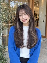 ラナ(LaNA)&nbsp;透け前髪と軽やかな毛先のレイヤーロング
