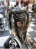 ハイド風メンズ髪型コーンロウ＆ブレイズ特殊ヘアTRICKstyle!
