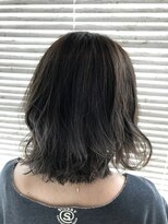 ヘアサロンエムフィス 池袋東口(HAIR SALON M Fe's)&nbsp;デザインカラー/厚めバング/ローライト/スリークボブ