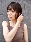 小顔耳かけショートボブ　【有海一生】