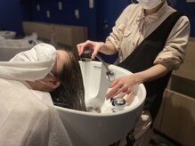 高い洗浄力で、汚れや薬剤を徹底洗浄◎