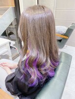 デイズ(days)&nbsp;デザインカラー　インナーカラー　ショッキングパープルカラー