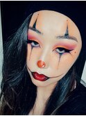 ☆２０２４☆ハロウィンメイク(^○^)『悪そうなピエロちゃん♪』