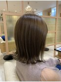 大人かわいい無造作カール☆外ハネ×ふんわり愛されミディ