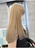 ハイトーンベージュカラー(ミルクティーカラー)