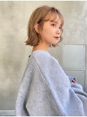 【kate 大宮】ハイトーンブロンドx外ハネミニボブ