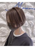 Moana【南風原】#ショートボブ#ベージュブラウン#ミニボブ