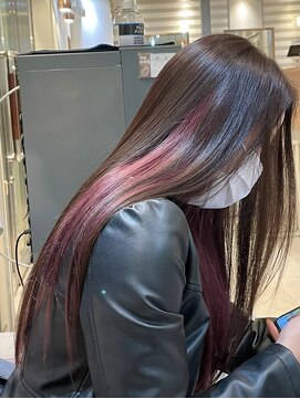 ツリーズ(Trees) インナーカラー、ピンク！