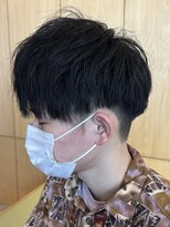 ニアウ 伊勢崎連取店(Niau)&nbsp;メンズマッシュフェードパーマツイストスパイラルパーマ