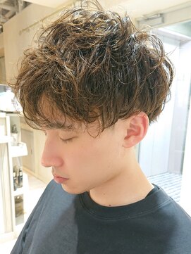 ラボヌール ヘアー エクラ(La Bonheur hair eclat) ナチュラルスパイラルメンズパーマ