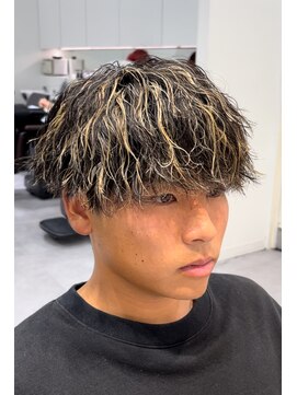 オーシャントーキョー 仙台(OCEAN TOKYO) ツイストスパイラルパーマハイライトマッシュ仙台