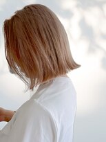 リノショアーズ 元町店(RINOSHORES) ダブルカラーホワイトハイトーンカラー切りっぱなし外ハネボブ