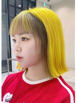 ディーン 岡崎店(DEAN)&nbsp;フェイスフレーミングダブルカラーインナーカラーケアブリーチ