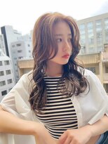 ロンドルーチェ 心斎橋(Lond luce)&nbsp;大人ガーリー×ミディアムレイヤーカット【心斎橋/髪質改善】