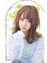 アディクト イースト 東陽町東口(addict EAST)&nbsp;モテ髪レイヤーミディ＿セミロング＿アッシュベージュ［東陽町]