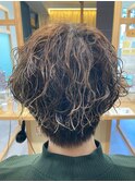 【カット×泡パーマ】マッシュショート×カーリースタイル★彡