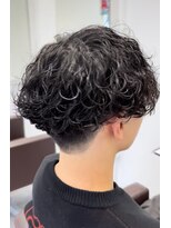 オーシャントーキョー 仙台(OCEAN TOKYO)&nbsp;波巻きパーママッシュ黒髪メンズヘア仙台
