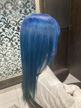アジールヘア 東上野店(agir hair) 20代30代大人ダブルカラーアイスブルーカラー【上野】