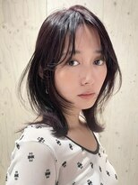 耳掛けでかわいい♪ナチュラルレイヤーロブ