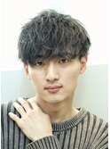 刈り上げマッシュ ソフトツイスパ