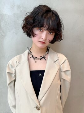 アルティファータ(artifata) ボブパーマ パーマヘア くるくるパーマ ニュアンス ウェーブ