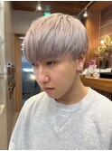 メンズブリーチメンズ調布ハイトーン調布ブリーチカラーホワイト