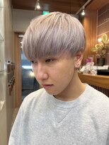 エリマバイフィフス 調布(elima by fifth) メンズブリーチメンズ調布ハイトーン調布ブリーチカラーホワイト