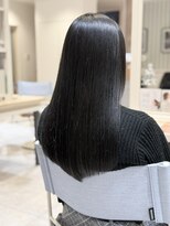 ニューヨークニューヨーク 阪急高槻店(NYNY)&nbsp;ブリーチなし4トーンブルーブラック赤み消し透明感カラー