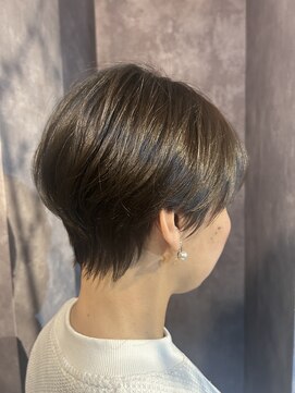 ウィート(wheat) 簡単ショート/グレージュハイライト