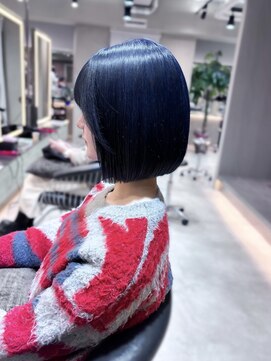 ロンドクロエ 横浜(Lond Chloe) ウェーブミディアム似合わせカットメルティカラーボブ