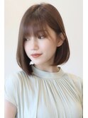 【 Ｉ. 】30代からのナチュラル前下がりショートボブ　川口