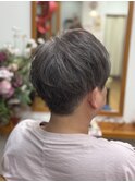 レディースショートツーブロック