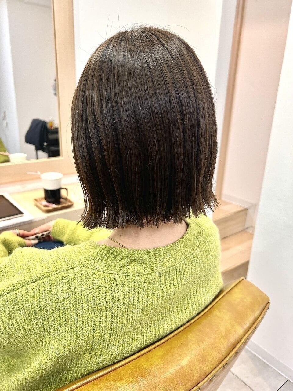 ボブ：L249538899｜エミュ 伏見 国際センター(emu)のヘアスタイル