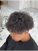 波巻きパーマ×メンズパーマ×波巻きスパイラル【広島】