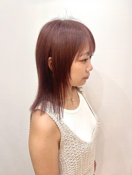 ティンク 関内(Tink) 伸ばしかけにも◎ピンクブラウン