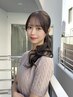 【8,9月はる指名】前髪カット＋フェイスラインストレート＋カラー