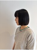 切りっぱなしボブ