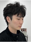 フェザーショート/ニュアンスパーマ/刈り上げないショート