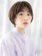 ドクターズ サロン ラブ(Dr's Salon LAB)の写真/[古河]旬レイヤーショートは特注ハサミと独自カット技でカットだけでもシルエット美しく柔らかに/髪質改善